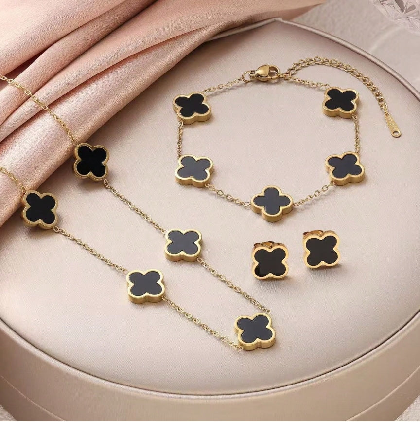 Set Clover - colier si bratara